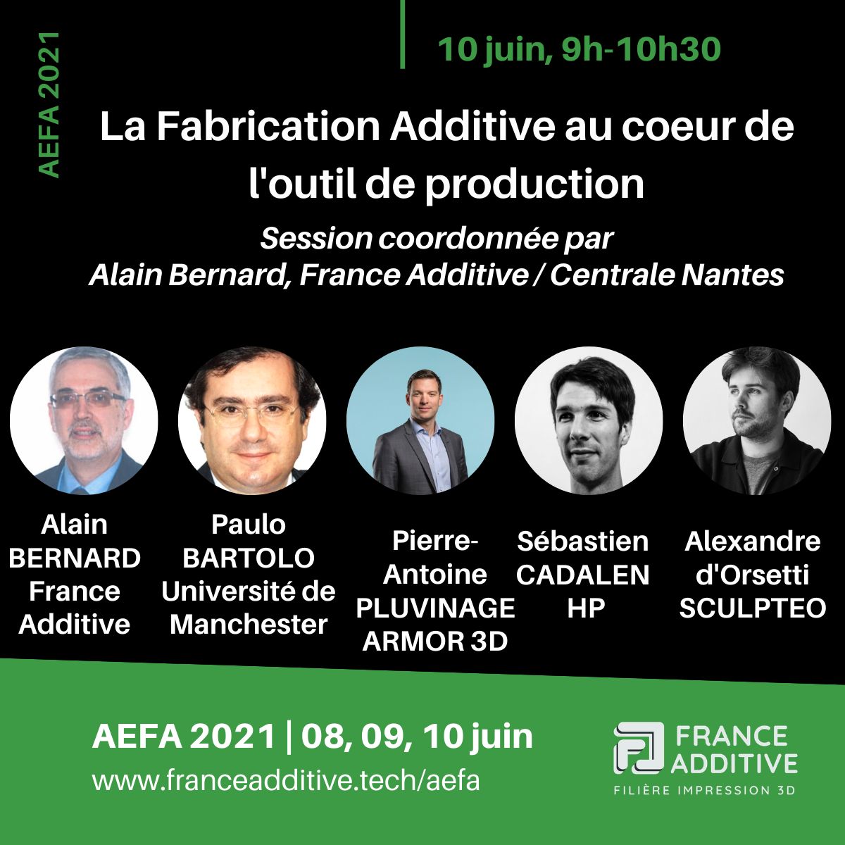 Conférence avec Alain Bernard : la fabrication additive au coeur de l'outil de production